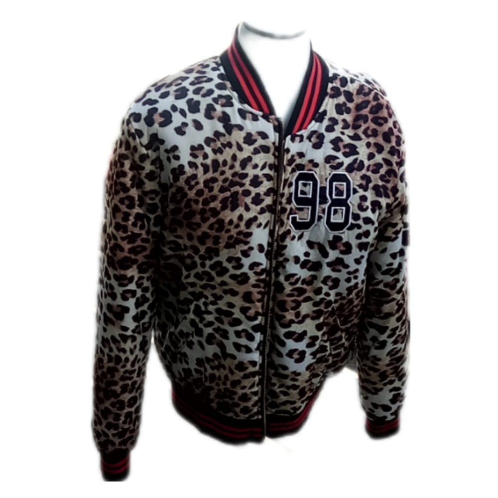 🖤 🐆 Leopard Bomber Jacket